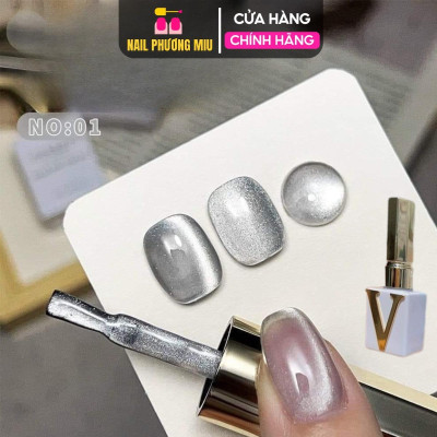 Sơn Gel Mắt Mèo Ánh Trăng Kim Cương Milan Pha Lê Vendeeni Chai 15ml, Đậm Mướt Độ Bóng Cao, Bền Màu Chuyên Dùng Làm Nail, Không Ố Móng Nail Phương Miu