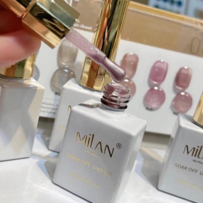 Sơn Mắt Mèo Ánh Trăng Số 05 Màu Hồng Nhạt Milan Vendeeni Lẻ Siêu Hot Chai 15ml, Sơn Gel Đậm Đặc, Nhũ Mắt Mèo Siêu Mịn Đẹp Làm Nail Siêu Sáng Nữ Women