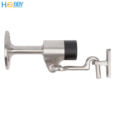 Đồ chặn cửa đệm cao su có móc giữ cửa inox 304 Hobby home decor CC10