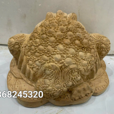 Cóc thiềm thừ phong thủy cầu tài lộc gỗ ngọc am thơm nức kt 20×13×10cm