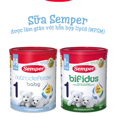Sữa bột công thức Semper Nutradefense Baby 1 400g