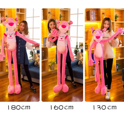 Gấu Bông Báo Hồng Pink Panther Dễ Thương (55cm--->1m5) Hàng Xịn Cao Cấp, An Toàn Cho Người Sử Dụng