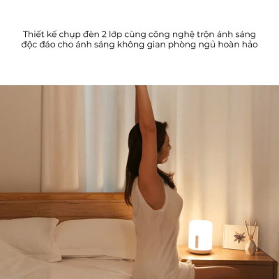 Đèn Ngủ Thông Minh Xiaomi Mi Bedside Lamp 2 MUE4093GL - Hàng Chính Hãng
