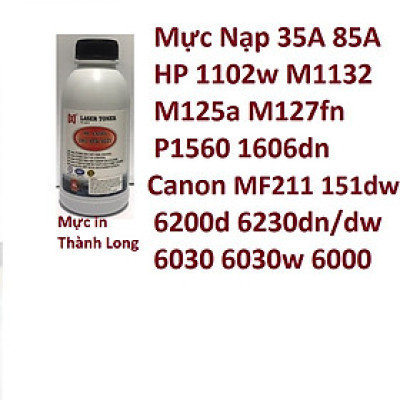 Mực nạp 35A/85A  dành cho hộp mực HP 35A 48A 83A 85A 78A 79A Canon 337 312 313 325 326 328 hàng chính hãng Alphacartridge