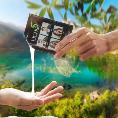 Combo 2 Dầu gội nhuộm tóc Lich5 - Lên màu tự nhiên - Sử dụng đơn giản, tiện lợi, mùi dễ chịu - Tặng bộ kit tự nhuộm tại nhà