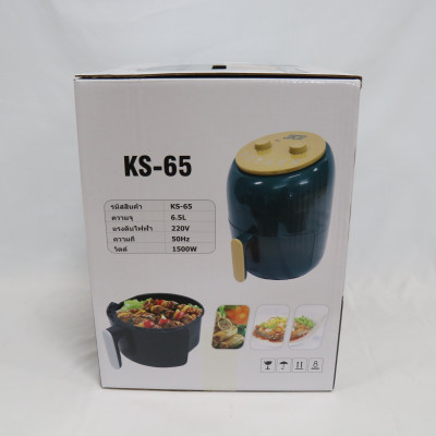 Nồi Chiên Không Dầu JLPL@L KS-65 (6.5 lít) - Màu Ngẫu Nhiên - Hàng Chính Hãng