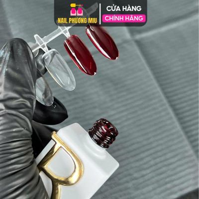 Sơn Gel CR Màu Nâu Socola Cafe Sữa, Đỏ Thuần, Đỏ Mận, Thạch Đỏ Rượu Vang, Trắng Gạo, Mắt Mèo Nâu Cao Cấp Chai Lẻ 15ml Làm Nail Nữ Women