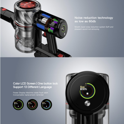 Máy Hút Bụi Không Dây Xiaomi Redroad V17 Lite Lực Hút 26.500 Pa Pin Rời - Hàng Chính Hãng