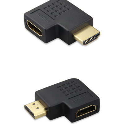 SOAIY Đầu nối HDMI chữ L vuông góc 90 độ - Hàng Nhập Khẩu