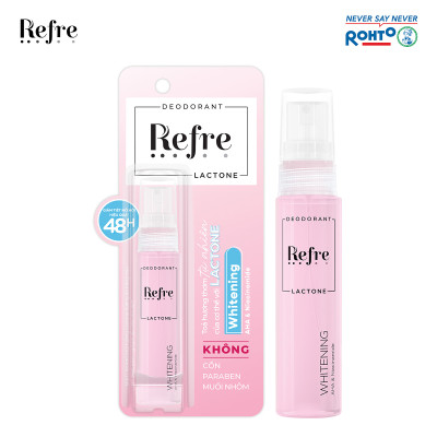Xịt khử mùi, khóa mùi tỏa hương thơm tự nhiên cơ thể Refre Lactone Whitening 30ml