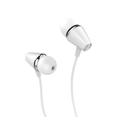 Tai nghe nhét tai Hoco dây tròn M34 dài 1.2M cho mọi thiết bị ( 2 màu ) - Hàng chính hãng