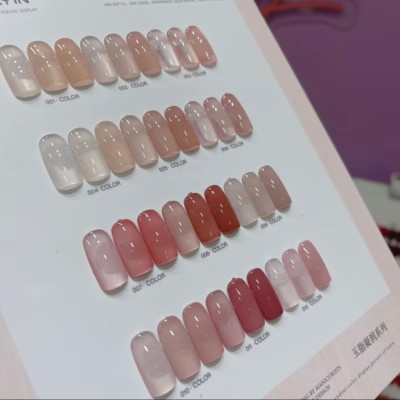 [Chai Lẻ] Sơn Thạch Minayin 12 Màu Tông Hồng Tặng Bảng Màu Cao Cấp Làm Nail, set Sơn Gel Sánh Đặc Mịn Mướt 15ml, Bám Màu Lâu Nữ Sơn Gel Women