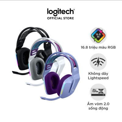 Tai nghe Gaming Logitech G733 LIGHTSPEED Wireless 7.1 RGB - Hàng Chính Hãng