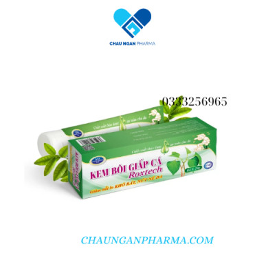 Kem bôi giấp cá Roxtech giảm nứt nẻ, dưỡng ẩm da, giảm khô rát, giảm đau rát búi trĩ  Tuýp 20g