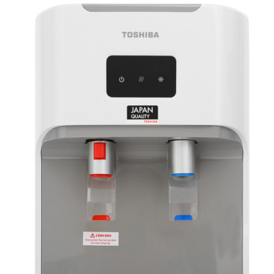 Cây nước nóng lạnh Toshiba RWF-W1664TV (W1) - Thiết kế bình inox liền khối, đảm bảo không rò rỉ nước, Khóa trẻ em - Hàng chính hãng - Bảo hành 12 tháng chính hãng
