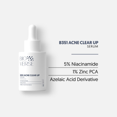 Bộ đôi làm sạch sâu & hỗ trợ ngừa mụn (Porifying Resurfacing Cleansing Gel + B351 Acne Clear up Serum)