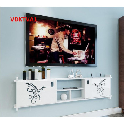 Kệ ti vi treo tường trang trí VDTV01 - Nội thất lắp ráp