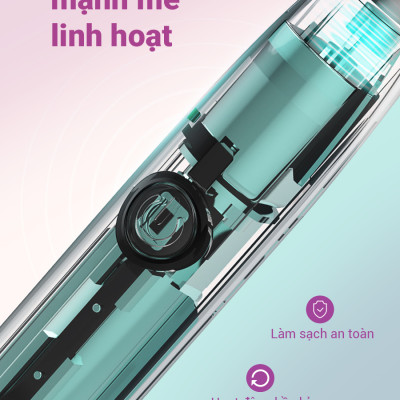 Bàn Chải Điện Sonic Life360 LE-BCD22A (Bản Cao Cấp) - Công nghệ sóng âm sonic, Chải Sạch Mảng Bám Tới 10 Lần, 5 chế độ thông minh, Chống Nước IPX7 