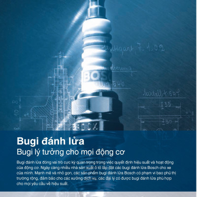 Bugi Xông (Bugi Sấy) Mercedes MB100, MB140 (MERC TRÒN) - Bosch X1039