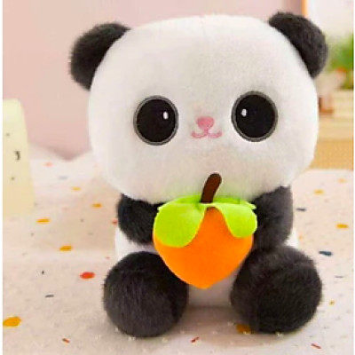 Thú nhồi bông gấu trúc đeo Balô quả bơ đáng yêu - Size 45cm - Qùa tặng gấu bông gấu trúc êm mịn cho bé.