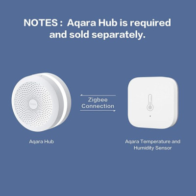 Cảm biến Nhiệt độ Độ ẩm Aqara T1 Zigbee 3.0 TH-S02D Temperature Sensor, Tương thích HomeKit, Cần trang bị Hub