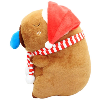 Thú Bông Capybara Noel Chảy Mũi 25 cm - ZooZoo 25210