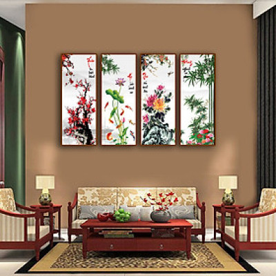 Tranh Tứ Quý ( được chọn mẫu)