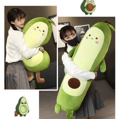 Thú nhồi bông trái bơ dài size bự dễ thương - Size từ 60cm đến 80cm - Quà tặng trái bơ dài nhồi bông đáng iu - Gối ôm mềm mịn cho bé