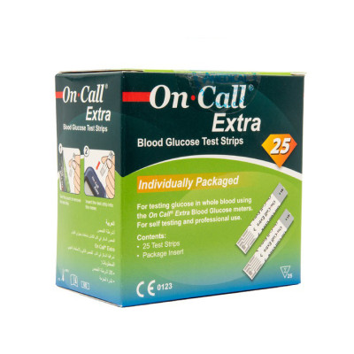 Máy Đo Đường Huyết On Call Extra Có Nhắc Nhở Đo, Đánh Dấu Trước & Sau Bữa Ăn - Chưa Có Que Thử