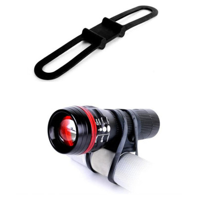 Bộ 6 Dây Đeo Đèn Pin Xe Đạp Silicon Co Giãn Giúp Cố Định Đèn Pin/ Vật Dụng Trên Xe Đạp MaiLee (Màu ngẫu nhiên)