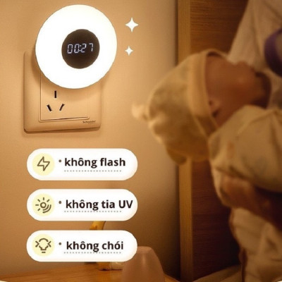  Điều Khiển Từ Xa Thông Minh, Tích Hợp Đồng Hồ Xem Giờ, Điều Chỉnh Được Nhiều Cấp Độ Sáng