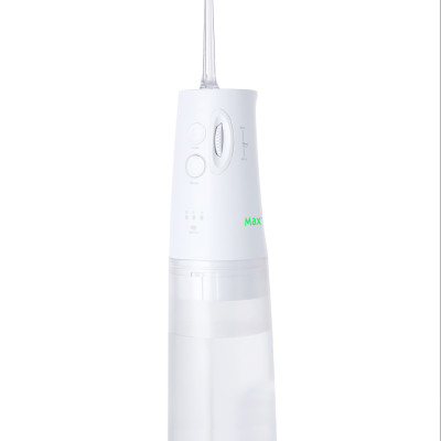 Máy tăm nước cá nhân (Máy tăm nước du lịch) MAXVI FL01 Có nút điều chỉnh tốc lực  Bảo hành 1 năm 1 đổi 1 Đèn led sáng công tắc Bình nước 300ml thoải mái dùng