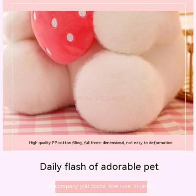 Gấu bông Melody ôm dâu đáng yêu - Size 22cm - Quà tặng gấu bông Kuromi mềm mại cao cấp - Gối ôm cho bé.