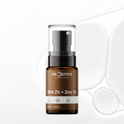 Tinh chất giảm mụn DrCeutics BHA 2% + Zinc 1% (30g) - Hàng chính hãng