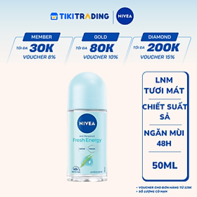 Lăn Ngăn Mùi NIVEA Fresh Energy Tươi Mát Sức Sống (50ml) - 83754