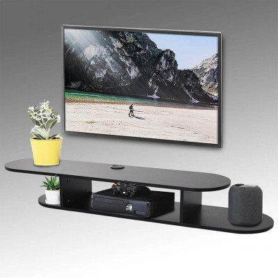 Kệ tivi gia đình gắn tường nhỏ gọn SMLIFE Tamamura