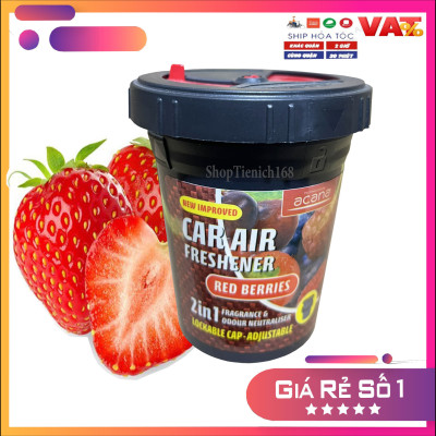 Sáp thơm ôtô thiên nhiên tiện dụng Acana 130g (hương hoa hồng)