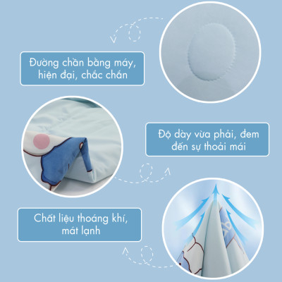 [CHĂN HÈ MÁT LẠNH] Mền lạnh I Cool Advance NIN House NM8029 1m6x2m1 | Chần Ice Silk lạnh như tencel