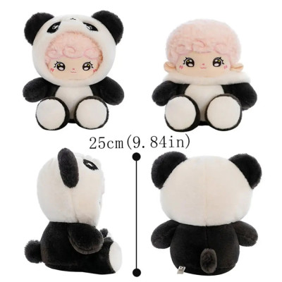Thú nhồi bông baby three cosplay thỏ, khủng long, gấu trúc đáng yêu - Size từ 25cm đến 50cm - Quà tặng gấu bông êm mịn cho bé