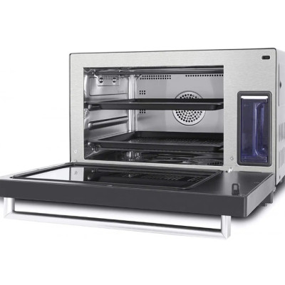 Lò Nướng Kiêm Hấp CASO Steam Chef 3066, Sản Xuất Tại Đức Cao Cấp, Sang Trọng, 11 Chương Trình Tích Hợp Hấp, Dung Tích 25L, Công Suất 210W - Hàng Nhập Khẩu Đức