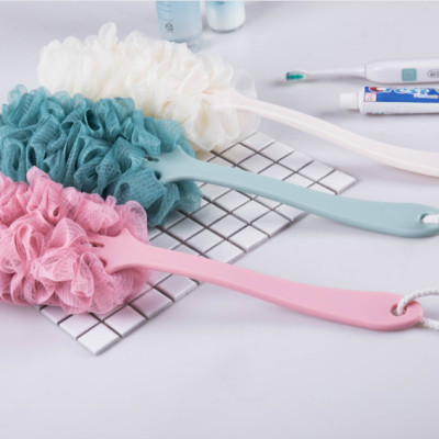 Cây bông tắm cán dài chà lưng tẩy tế bào chết tiện dụng- Màu ngẫu nhiên MDNT25