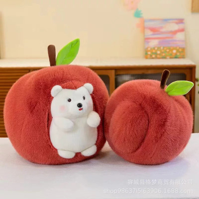 Gấu bông nhím táo HOẢ TỐC HCM thú bông 30cm giá rẻ quả táo gấu bông