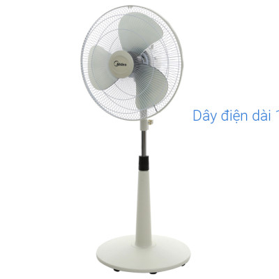 Quạt Đứng, Quạt Cây 3 Cánh Midea FTS40-17VD (Quạt Điện, Quạt Máy Hàng Chính Hãng Công Suất 36W, Chỉnh Gió 3 Tốc Độ)