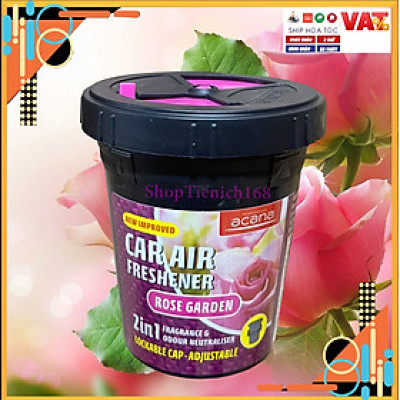 Sáp thơm ôtô thiên nhiên tiện dụng Acana 130g (hương hoa hồng)