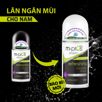 Lăn Khử Mùi – Mạnh Mẽ – Dành Cho Nam M.pros 60ml