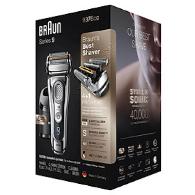 Máy cạo râu Braun 9376cc Serie 9-Made in Germany Hàng Chính Hãng