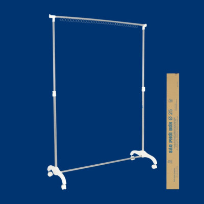 [Chính hãng Qui Phúc] Sào phơi đồ inox đơn, đôi phi 25 chịu lực tốt, có bánh xe di chuyển