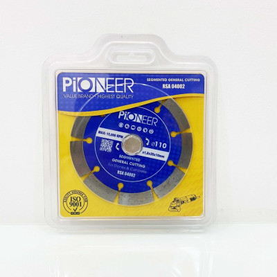 LƯỠI CẮT GẠCH ĐÁ 9 RĂNG PHI Ø 110MM RSA04002 chuyên cắt gạch, đá chất lượng cao chính hãng