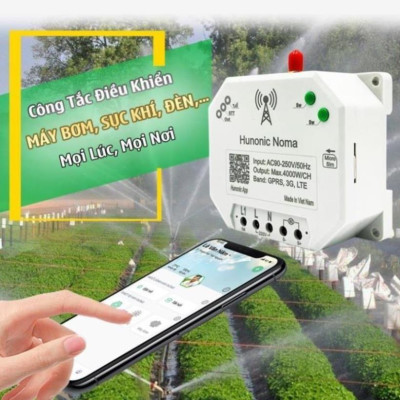Công Tắc Noma - Điều khiển mọi thiết bị từ xa qua điện thoại dùng Sim│Điều khiển không cần Wifi