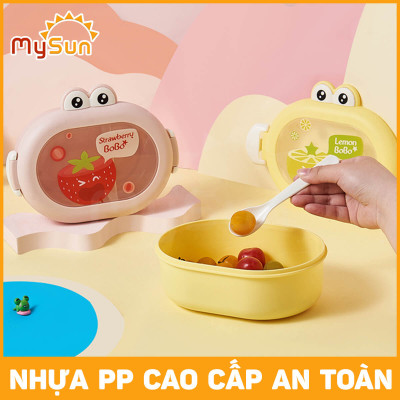 Hộp đựng cơm 2 ngăn cho bé mang đi học sinh hộp đựng cơm cute dễ thương nhỏ mini MySun
